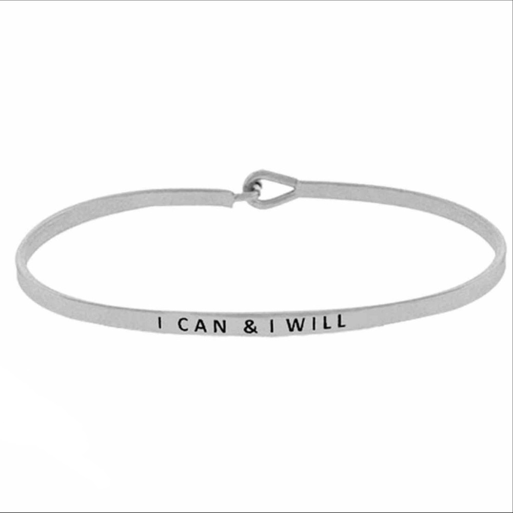 I CAN & I WILL  Dainty Bracelet - Picture 2 of 5
